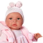 Asi Dolls Кукла-бебе Лея с розово палто и шапчица - Image 2