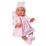Кукла Asi Dolls - Бебе Лея с розово палто и шапчица