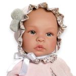 Asi Dolls Кукла-бебе Лея с рокля на цветя - Image 2