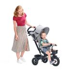 Триколка KinderKraft AVEO, Сива - Image 7
