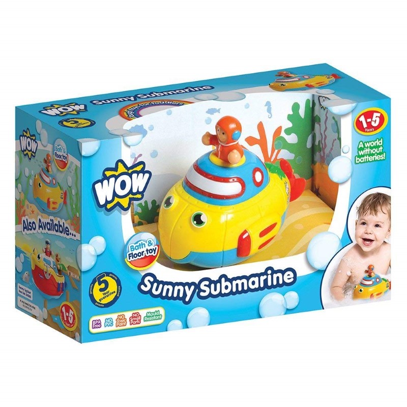 03095-3 WOW Toys Играчка за баня, Подводница - Image 1