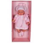 Asi Dolls Кукла-бебе Коке с рокля и палтенце с качулка - Image 4
