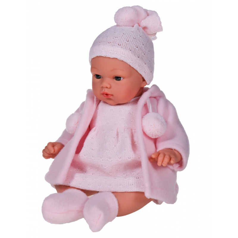 0401620_2_asi_kukla Кукла Asi Dolls - Бебе Коке с рокля и палтенце с качулка