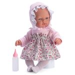 Кукла Asi Dolls - Бебе Оли с цветни дрешки и биберон
