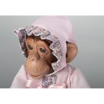 Asi Dolls Маймунката Лола с рокличка и биберон - Image 2