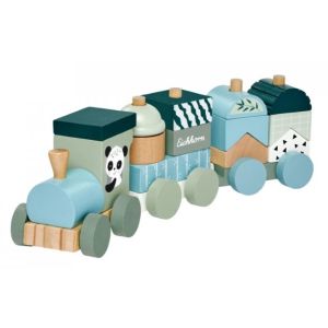 Eichhorn Дървенo влакче с цветни фигури 100003804