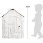 Small Foot Картонена къща за игра и оцветяване - Image 4