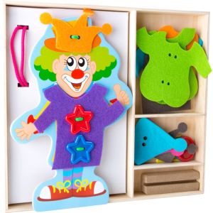 Small Foot Клоун с дрехи за обличане