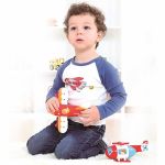 Lelin Toys Дървен магнитен хеликоптер - Image 2