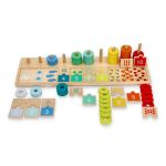 Lelin Toys Дървена низанка, Научи се да броиш до 10 - Image 3