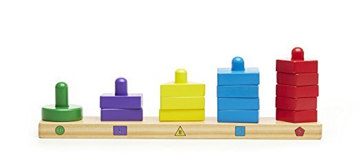 10379 Melissa & Doug Дъска с цветни фигури за сортиране - Image 1