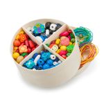 Цветни дървени мъниста за бижута, New Classic Toys - Image 2