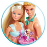 Simba Кукла Steffi Love бременна русалка, Семейство - Image 3