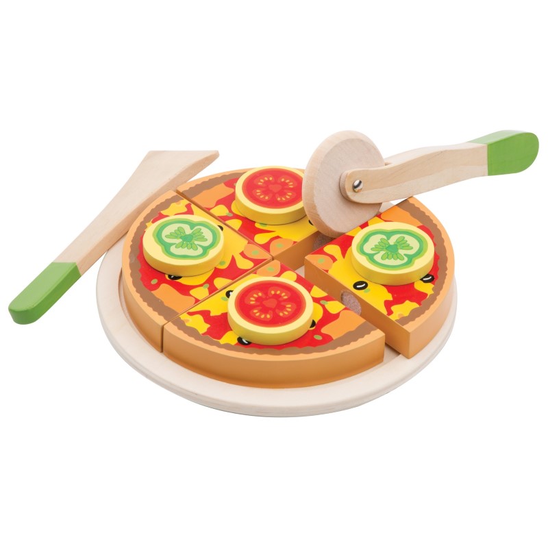 10587-dyrvena-piza-za-ryazane-new-classic-toys Дървена пица за рязане