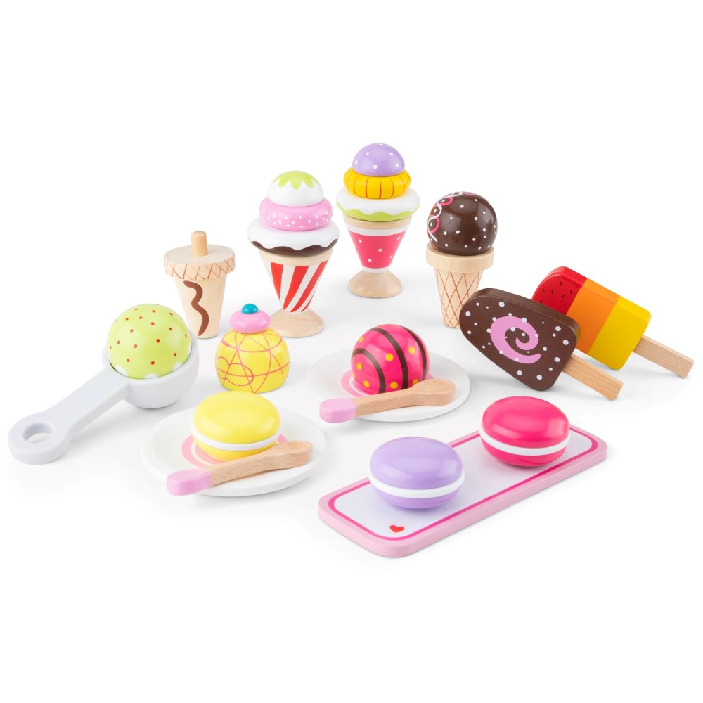 10630-komplekt-s-sladoledi-za-igra-new-classic-toys Комплект за сладоледено парти