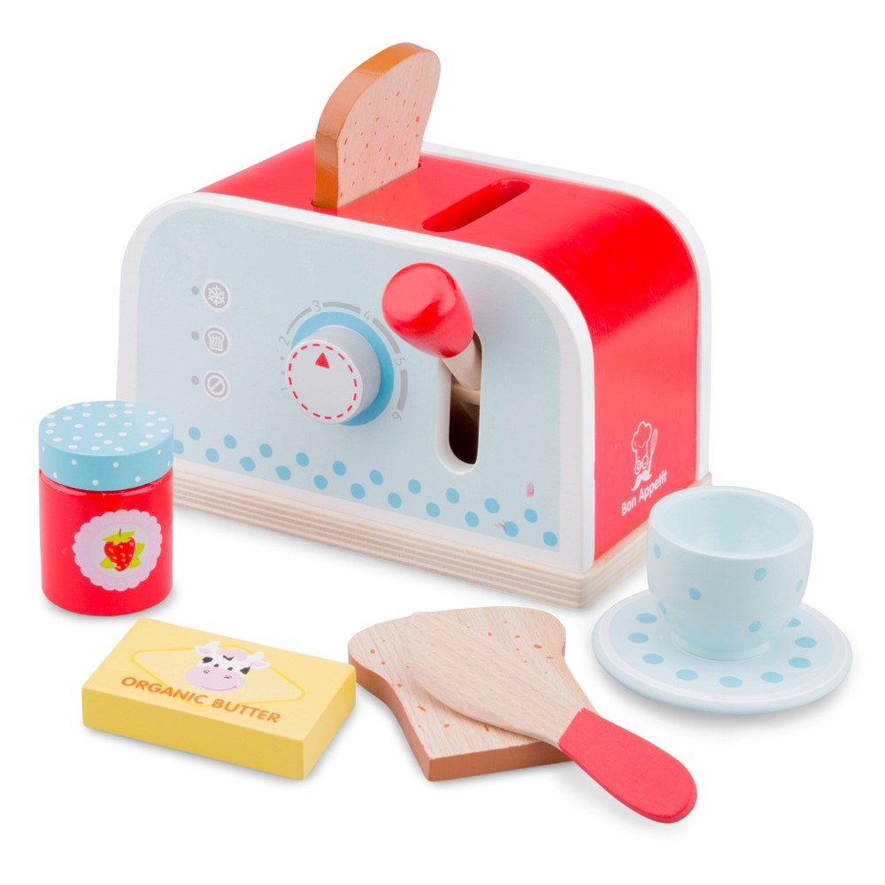 10701-detski-toster-s-filiiki-new-classic-toys Дървен тостер с филийки