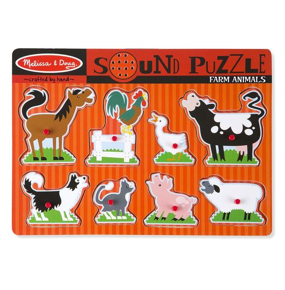 10726 Музикален пъзел с животни, Melissa and Doug - Image 1
