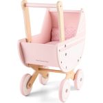 Дървена розова количка със завивка за кукли, New Classic Toys - Image 3