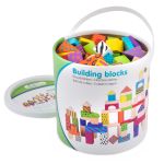 Дървен конструктор Фантазия, 100 броя, New Classic Toys - Image 5