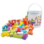 Дървен конструктор Фантазия, 100 броя, New Classic Toys - Image 3