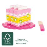 Small Foot Дървена торта с ножче за рязане - Image 4