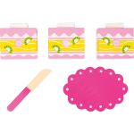 Small Foot Дървена торта с ножче за рязане - Image 3