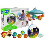 Музикална въртележка за креватче с прожектор и лампа Hola