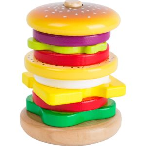 Small Foot Дървен бургер за нанизване