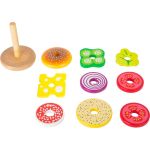 Small Foot Дървен бургер за нанизване - Image 2