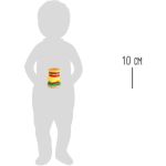 Small Foot Дървен бургер за нанизване - Image 4