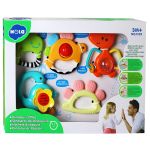 Hola Комплект с бебешки гризалки/дрънкалки, Динозаври