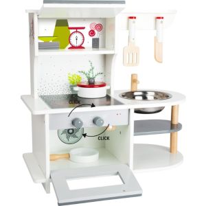 Small Foot Грациозна дървена кухня с аксесоари