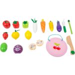 Small Foot Комплект с плодове и зеленчуци за рязане
