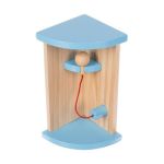Kruzzel Дървена къща за кукли с LED осветление, обзаведена - Image 7