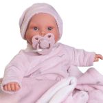 Плачеща кукла бебе Кика с биберон и одеяло, Antonio Juan 1
