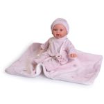 Плачеща кукла бебе Кика с биберон и одеяло, Antonio Juan 3