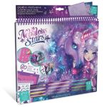 Nebulous Stars Книжка за рисуване с шаблони и стикери