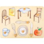 Small Foot Дървен пъзел, Предметите в кухнята