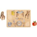 Small Foot Дървен пъзел, Предметите в кухнята - Image 3