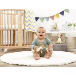 Плюшено зайче с дрънкалка, 20 см - Rainbow Designs - Image 4