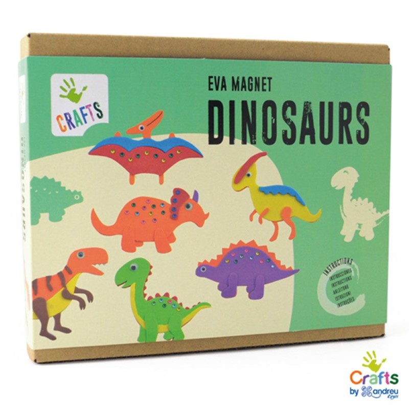 1210256_andreu_toys Andreu Toys Направи си сам - Магнити с динозаври - Image 1