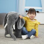 Melissa & Doug Плюшен слон, голям - Image 3