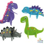 Andreu Toys Направи си сам Цветни динозаври - Image 2