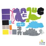 Andreu Toys Направи си сам Цветни динозаври - Image 3