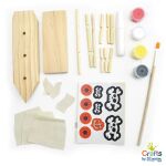 Andreu Toys Направи си сам Дървен пиратски кораб - Image 2