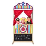 Melissa & Doug Дървен куклен театър