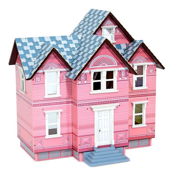 12580 Melissa & Doug Дървена викторианска къща за кукли - Image 1