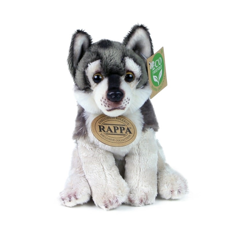 126404-plushena-igrachka-rappa-vylk-2 Плюшен Вълк, седящ, 15 см
