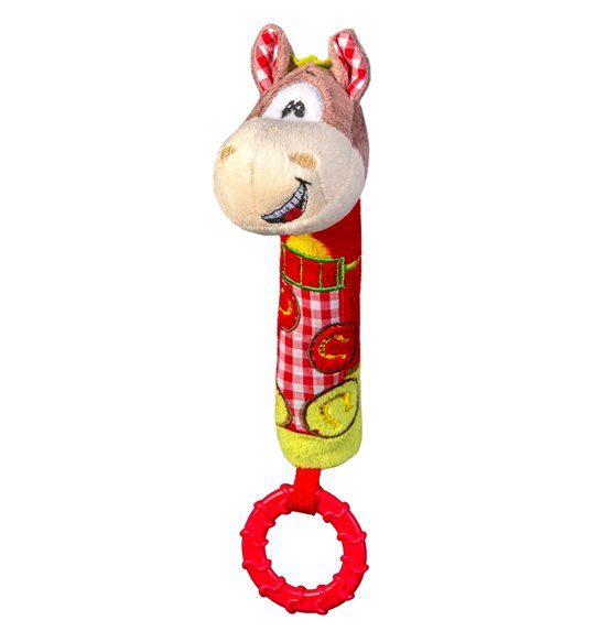 1355 BabyOno Плюшена играчка с гризалка, Конче - Image 1
