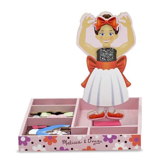 13554-1 Melissa & Doug Нина балерина с магнитни дрехи - Image 1
